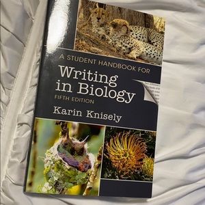 A student handbook for Writing in Biology (5th Ed)
